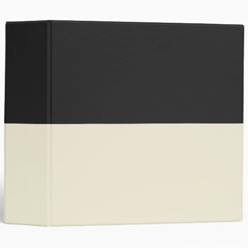 Pale Gold and Gray Simple Extra Wide Stripes 3 Ring Binder