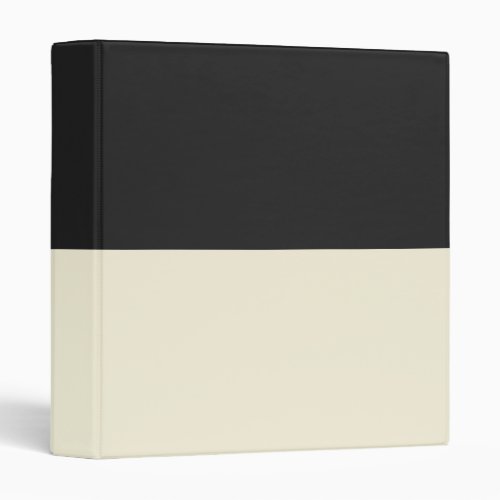 Pale Gold and Gray Simple Extra Wide Stripes 3 Ring Binder