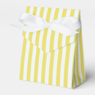 Pale Gold and White Stripes by Shirley Taylor Favor Boxes