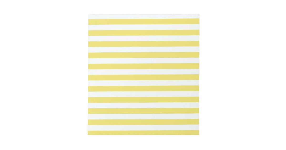Pale Gold And White Stripes by Shirley Taylor Notepad | Zazzle