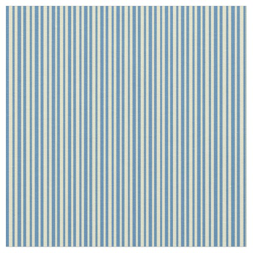 Pale Goldenrod and Blue Colored Pattern Fabric