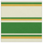 [ Thumbnail: Pale Goldenrod, Dark Green, and Goldenrod Colored Fabric ]