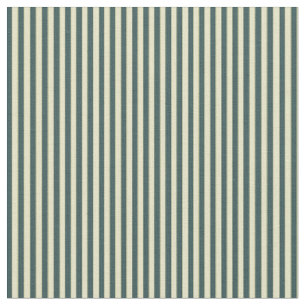 Pale Goldenrod & Dark Slate Gray Colored Stripes Fabric