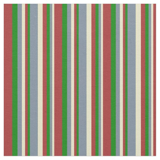 Pale Goldenrod, Light Slate Gray, Green & Brown Fabric