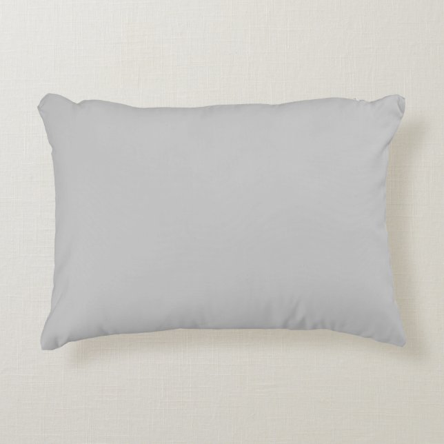 Pale Gray Geometric Pattern - Summer Decor Accent Pillow (Front)