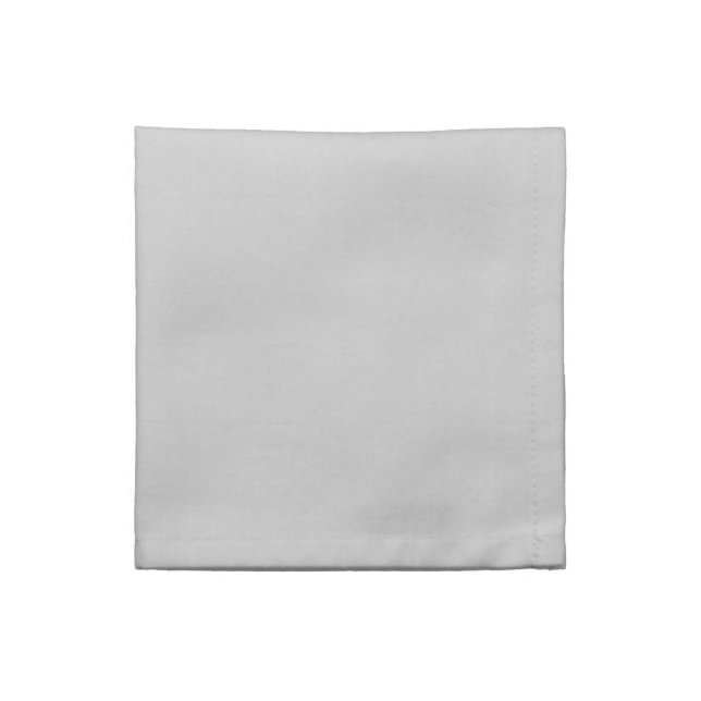 Pale Gray Geometric Pattern - Summer Decor Cloth Napkin (Quarter Fold)
