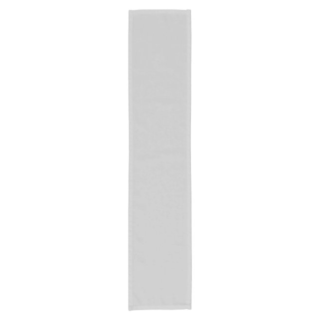 Pale Gray Geometric Pattern - Summer Decor Short Table Runner (Front)