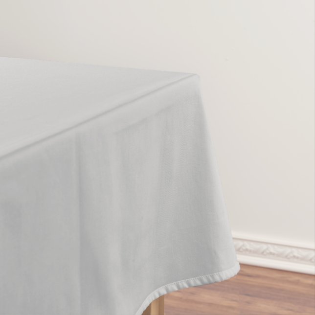 Pale Gray Geometric Pattern - Summer Decor Tablecloth (In Situ)