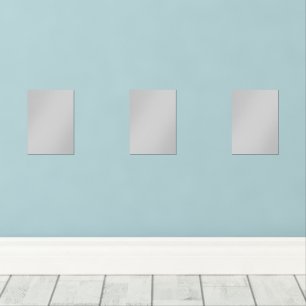Pale Gray Geometric Pattern - Summer Decor Wall Art Sets
