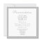 Pale Gray Wedding Accommodations Card