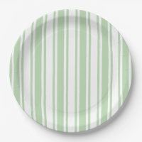 Pale green and white candy stripes