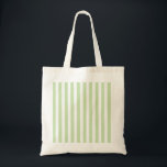 Pale green and white candy stripes tote bag<br><div class="desc">Pale green and white candy stripes</div>