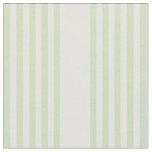 Pale green and white five stripes pattern fabric