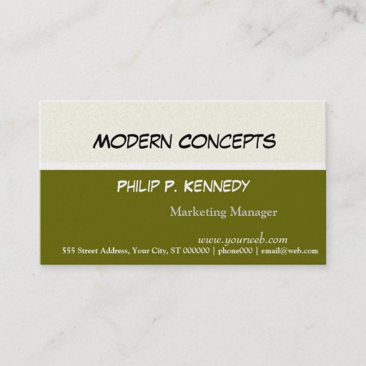 Customizable Detail Oriented Business Card Template