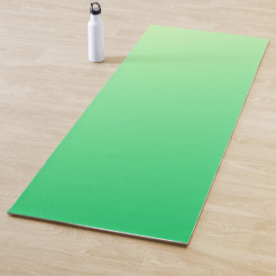 Pale green gradient Color  Yoga Mat