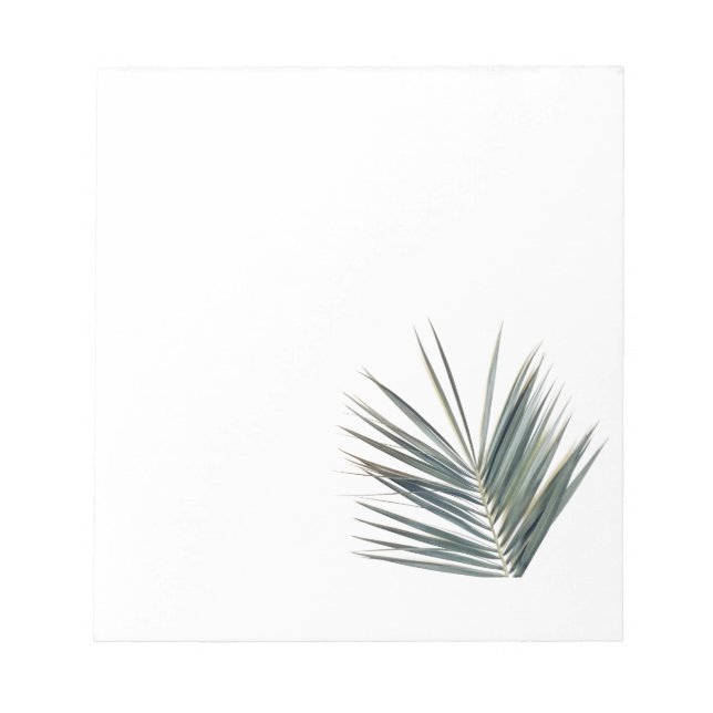 Pale green leaf notepad (Front)