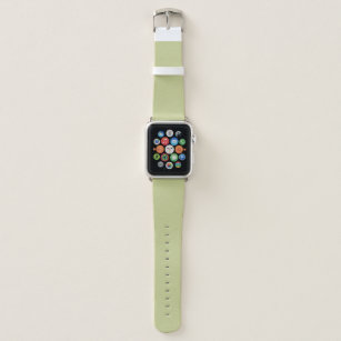 Pale Green Solid Color Apple Watch Band