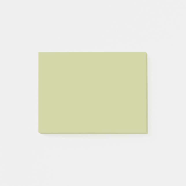 Pale Green Solid Color Post-it Notes (Front)