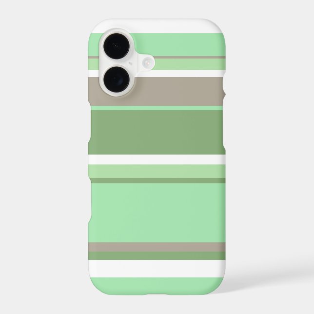 Pale green stripes Case-Mate iPhone case (Back)