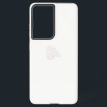 Pale Grey, Milk White, floral design Samsung Galaxy S21 Ultra Case<br><div class="desc">Phone Case</div>