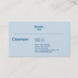 Pale Grey Pearl Finish Business Card