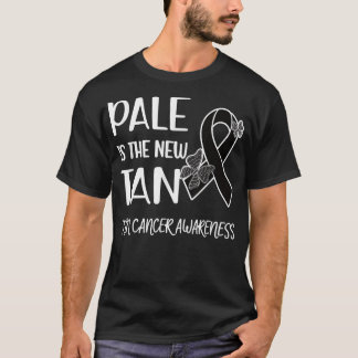 Pale Is The New Tan Skin Cancer Survivor Melanoma T-Shirt