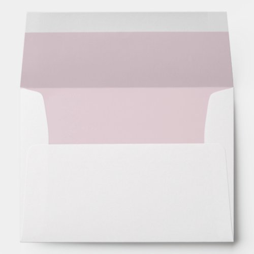 Pale Lavende Wedding Elegant Modern Return Address Envelope