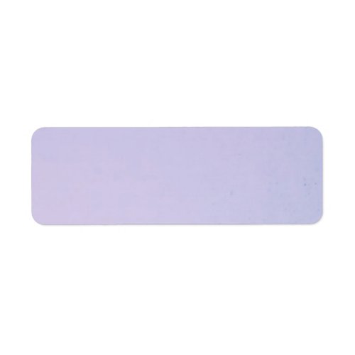 Pale Lavender Blank Customizable Label