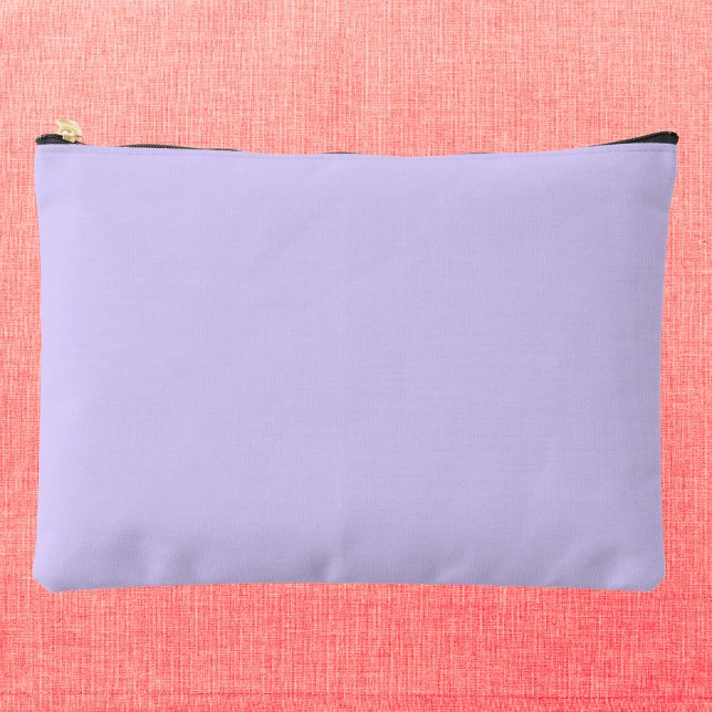 Pale Lavender Solid Color Accessory Pouch (Creator Uploaded)