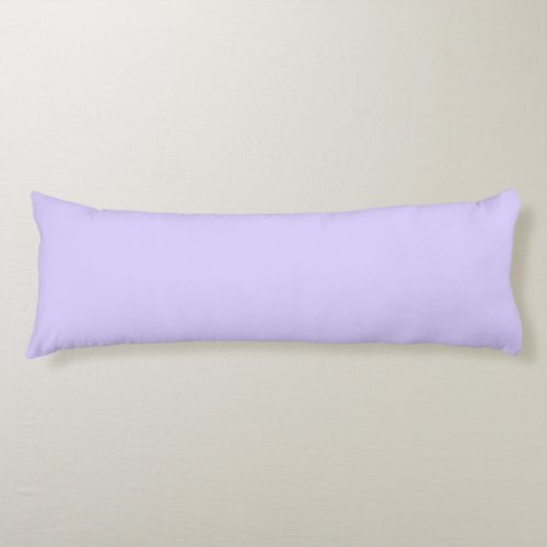 Pale Lavender Solid Color Body Pillow