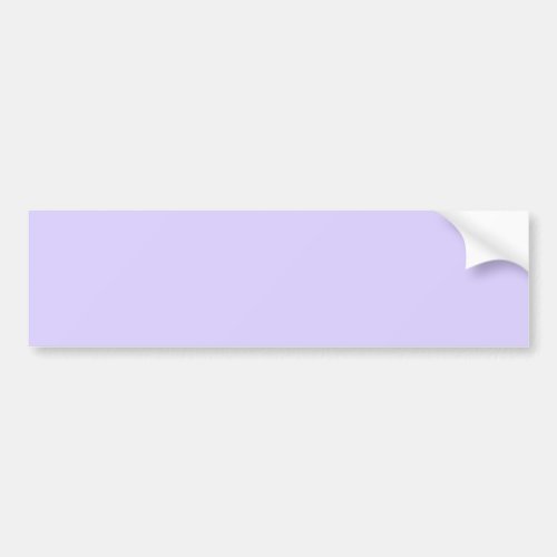 Pale Lavender Solid Color Bumper Sticker