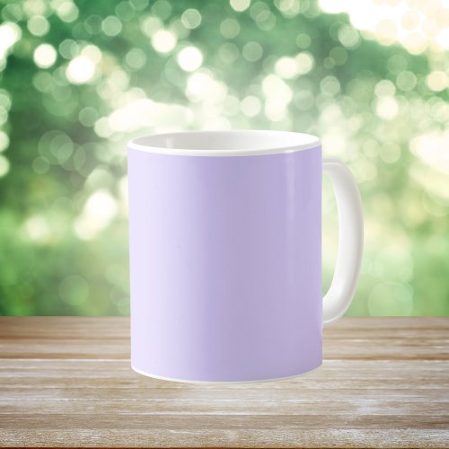 Pale Lavender Solid Color Coffee Mug