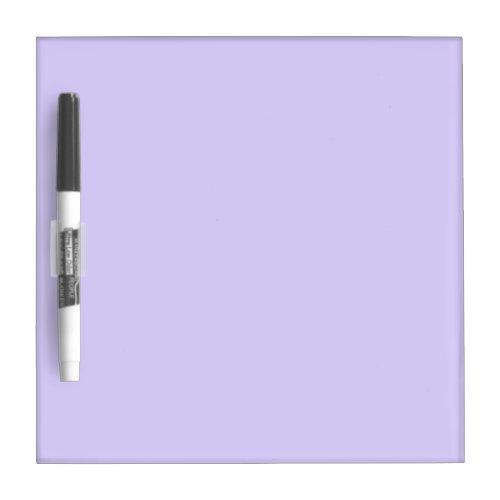 Pale Lavender Solid Color Dry Erase Board