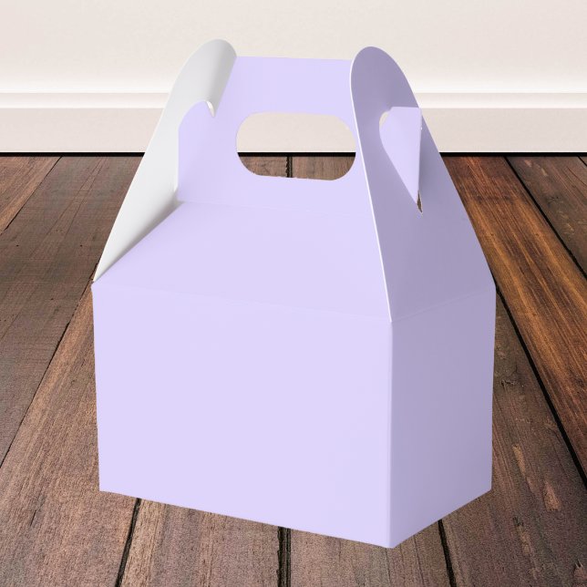 Pale Lavender Solid Color Favor Boxes (Creator Uploaded)
