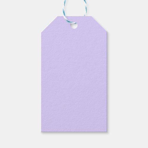 Pale Lavender Solid Color Gift Tags