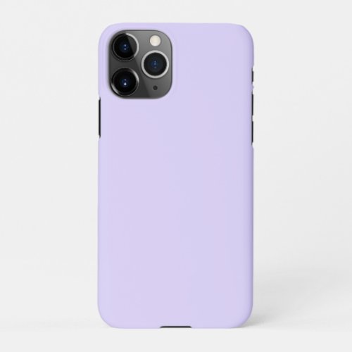 Pale Lavender Solid Color iPhone 11Pro Case