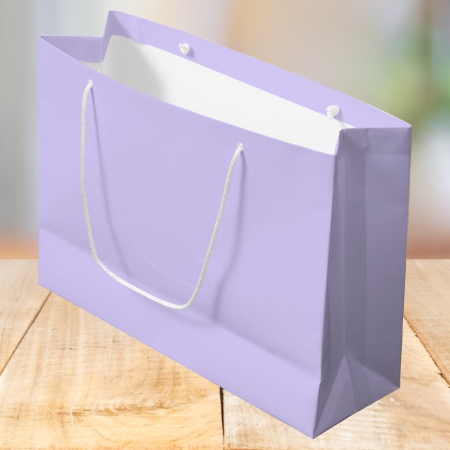 Pale Lavender Solid Color Large Gift Bag (Creator Uploaded)