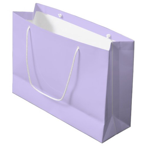 Pale Lavender Solid Color Large Gift Bag
