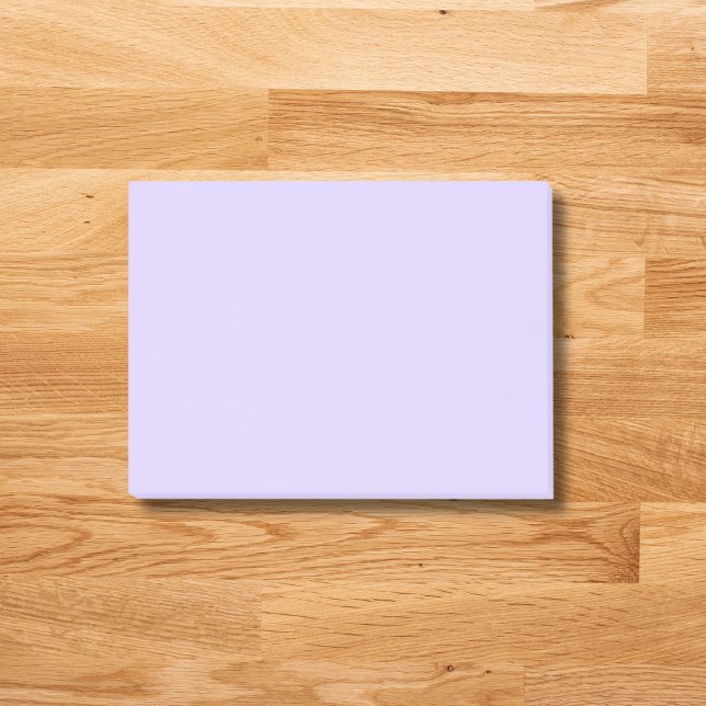 Pale Lavender Solid Color Post-it Notes (Creator Uploaded)
