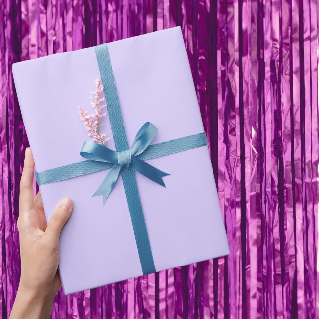 Pale Lavender Solid Color Wrapping Paper (Creator Uploaded)
