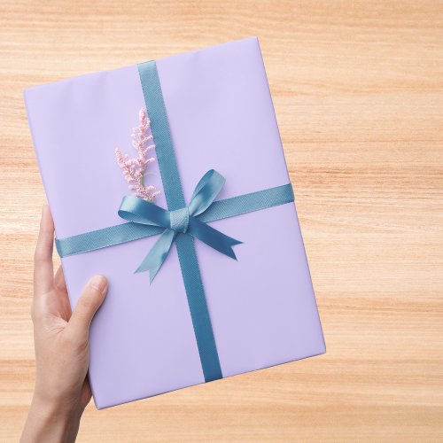 Pale Lavender Solid Color Wrapping Paper