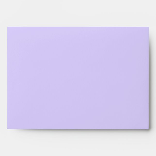 Pale Lavender Violet Envelope (Front)