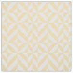 Pale Melon Geometric Deco Cube Pattern Fabric