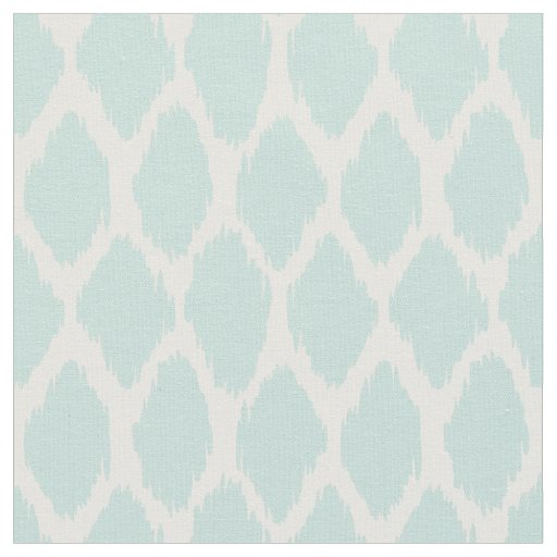 Pale Mint Green Ogee Pattern Fabric