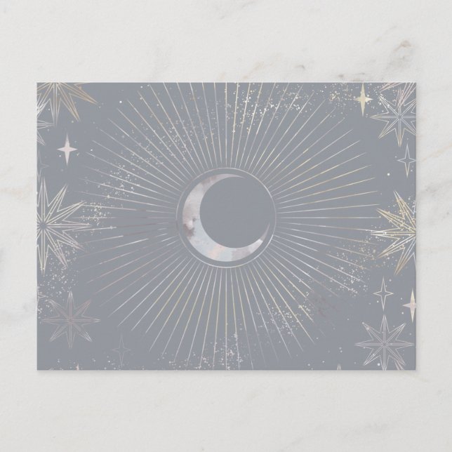 Pale Moon Burst Announcement Postcard (Front)