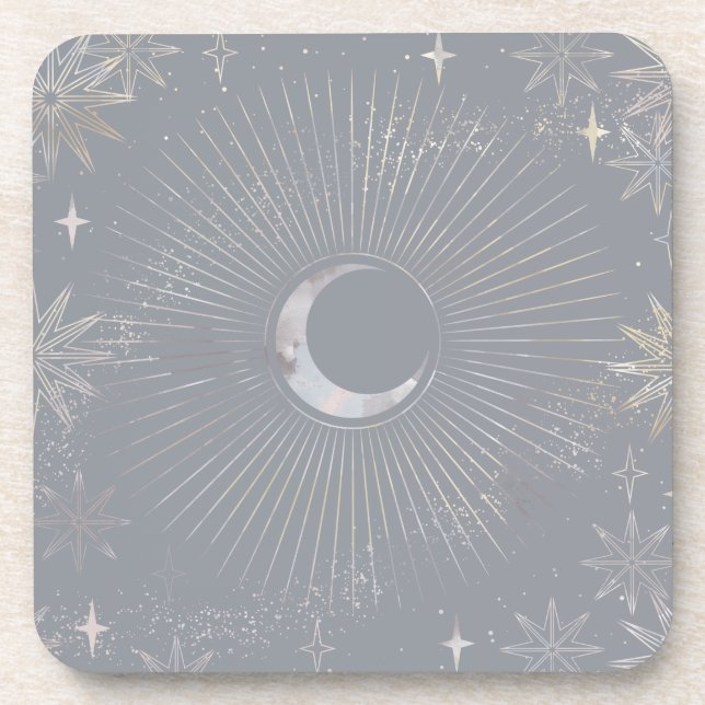 Pale Moon Burst Beverage Coaster (Front)