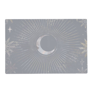 Pale Moon Burst Placemat