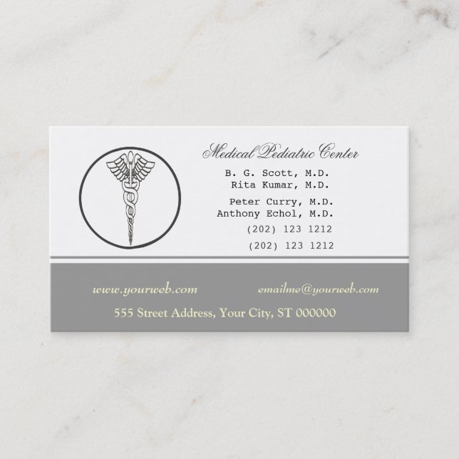 Pale Neutral Color Medical Doctor Appointment (Front)