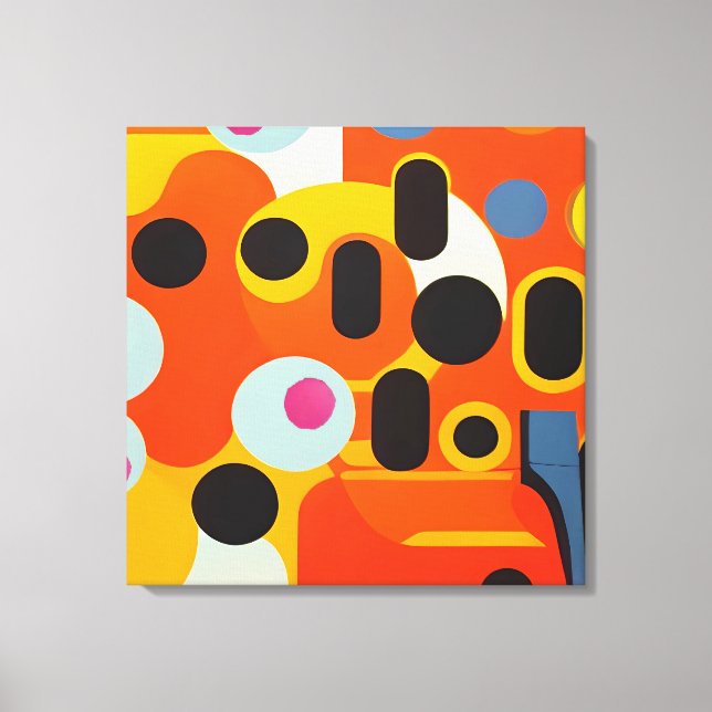 Pale Olives - Ken Gage Abstract Canvas Print (Front)