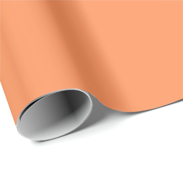 Pale Orange To Match Our Orange Sets Wrapping Paper (Roll Corner)